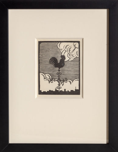 The Weathercock Woodcut | M.C. (Maurits Cornelis) Escher,{{product.type}}