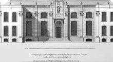 The West prospect of Beddington Place in Surrey from Vitruvius Britannicus Lithograph | Colen Campbell,{{product.type}}