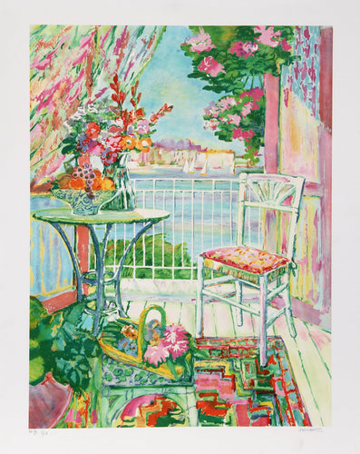 The White Chair Lithograph | Lloyd van Pitterson,{{product.type}}