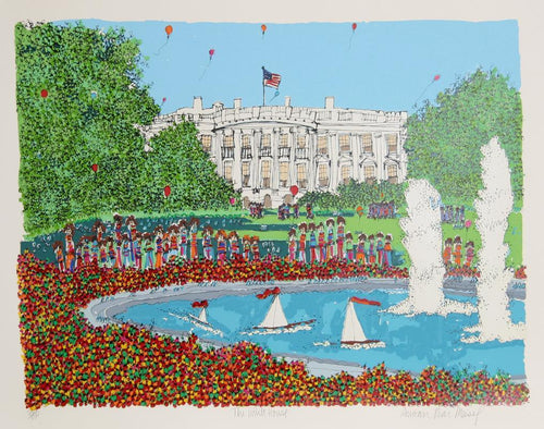 The White House Screenprint | Susan Pear Meisel,{{product.type}}
