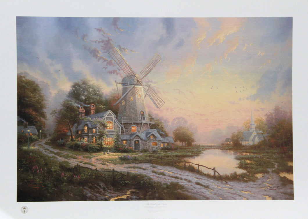 The Wind of the Spirit Lithograph | Thomas Kinkade,{{product.type}}
