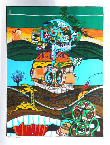 The Windcolor Machine from Vienna Daydreams Screenprint | Helmut Kand,{{product.type}}
