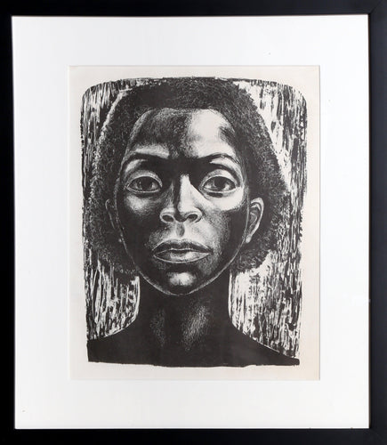 The Young Black Woman Speaks lithograph | Elizabeth Catlett,{{product.type}}