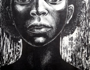 The Young Black Woman Speaks lithograph | Elizabeth Catlett,{{product.type}}