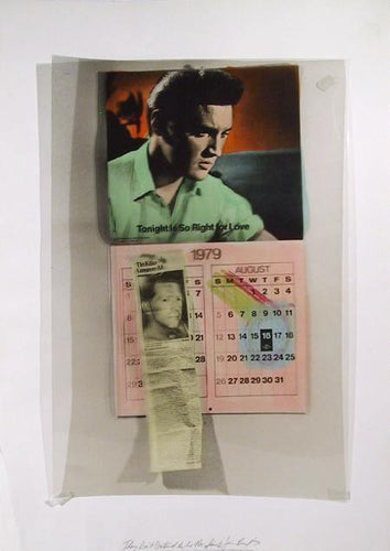 They didn't pretend to be no saints (Elvis) Lithograph | Jim Reed,{{product.type}}