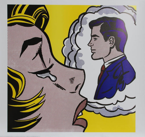 Thinking of Him (1963) Poster | Roy Lichtenstein,{{product.type}}