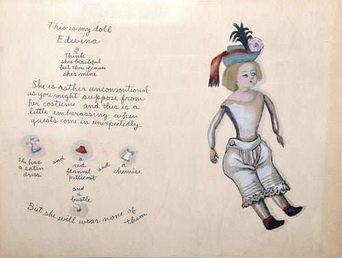 This is My Doll Edwina Gouache | Marian Foster Curtis,{{product.type}}