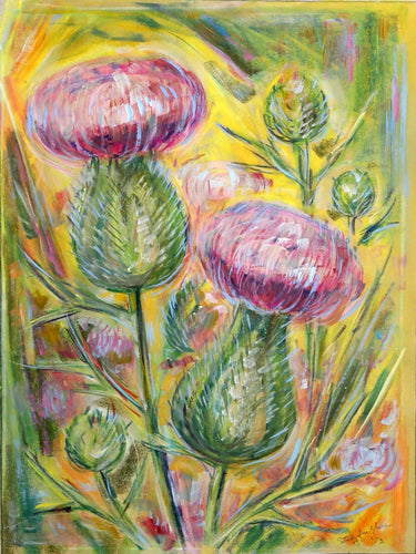 Thistle III Pastel | Charles Blaze Vukovich,{{product.type}}