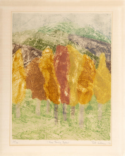 Those Glowing Poplars Etching | Ruth Kerkovius,{{product.type}}