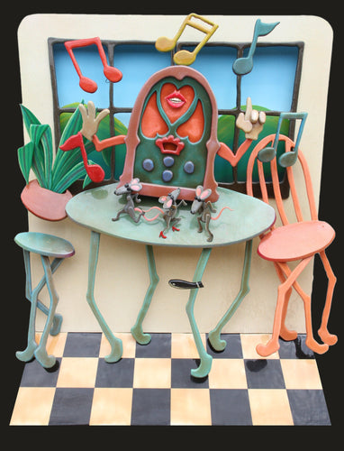 Three Blind Mice Mixed Media | Roark Gourley,{{product.type}}