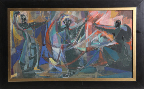 Three Dancers (60) Oil | John F. Leonard,{{product.type}}
