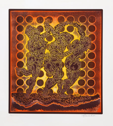 Three Dancers Etching | Martin Barooshian,{{product.type}}