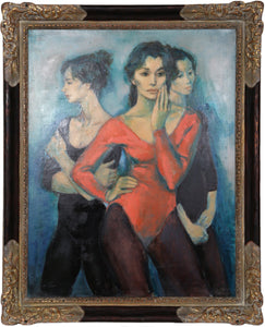 Three Dancers Oil | Jan De Ruth,{{product.type}}