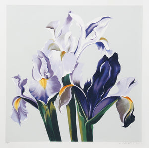 Three Irises Screenprint | Lowell Blair Nesbitt,{{product.type}}