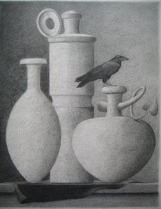 Three Jugs and Bird Pencil | Oscar Ochoa,{{product.type}}