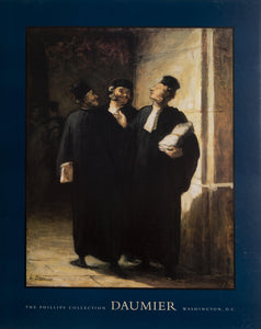 Three Lawyers Poster | Honore Daumier,{{product.type}}