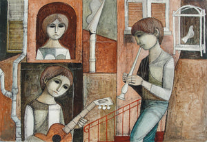 Three Musicians Oil | Lucio Ranucci,{{product.type}}