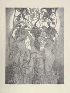 Three Nightshades Lithograph | Wojtek Kowalczyk,{{product.type}}