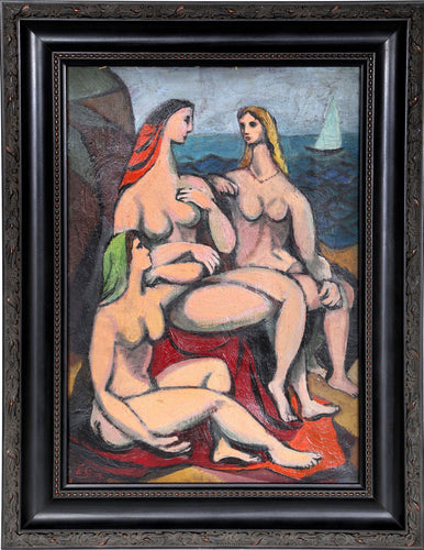 Three Nudes Oil | Kyohei Inukai (aka Earle Goodenow),{{product.type}}