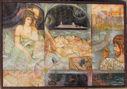 Three Panels Oil | Gennady Neishadt,{{product.type}}