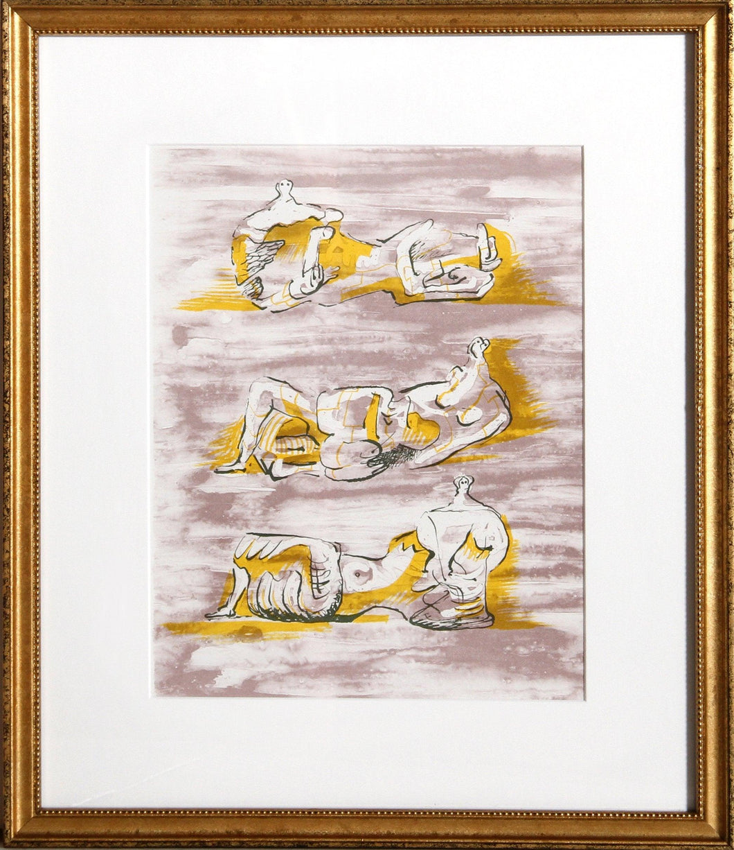 Three Reclining Figures for Panorama 71 Poster | Henry Moore,{{product.type}}