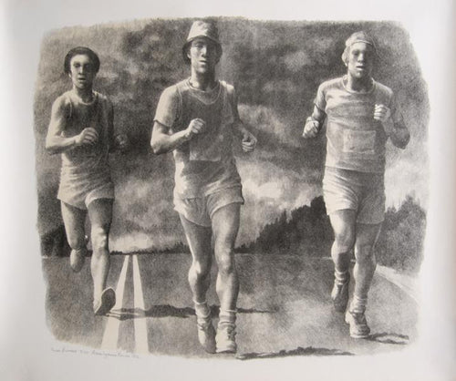 Three Runners Lithograph | Ann Lyman Powers,{{product.type}}