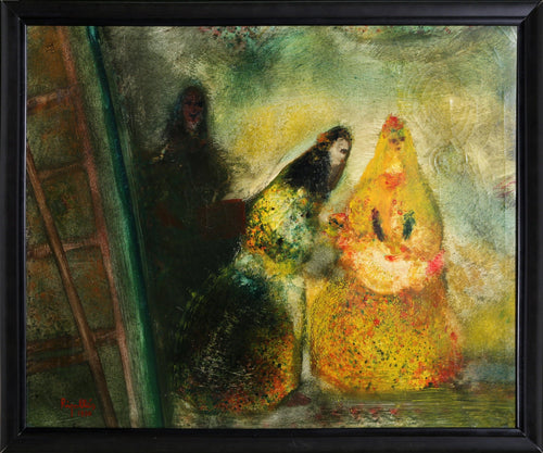 Three Women Oil | Juan Garcia Ripolles,{{product.type}}