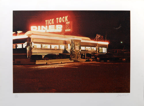 Tick Tock Diner Screenprint | John Baeder,{{product.type}}