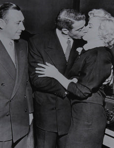 Tie the Knot (Joe DiMaggio and Marilyn Monroe) Black and White | Unknown Artist,{{product.type}}
