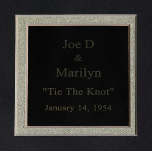 Tie the Knot (Joe DiMaggio and Marilyn Monroe) Black and White | Unknown Artist,{{product.type}}