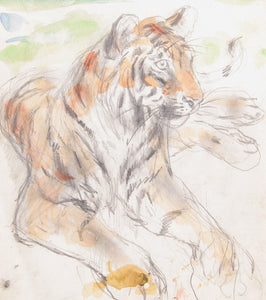 Tiger II Watercolor | Marshall Goodman,{{product.type}}