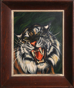 Tiger Roaring Oil | Unknown Artist,{{product.type}}