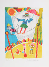 Tightrope Act from A Little Circus Lithograph | Judith Bledsoe,{{product.type}}