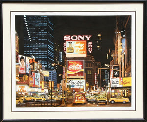 Time Square Night, Changing Scene Screenprint | Ken Keeley,{{product.type}}