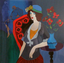 Time to Relax Serigraph | Itzchak Tarkay,{{product.type}}