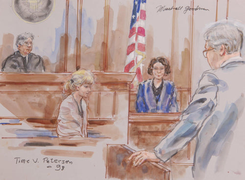Time v. Peterson Watercolor | Marshall Goodman,{{product.type}}