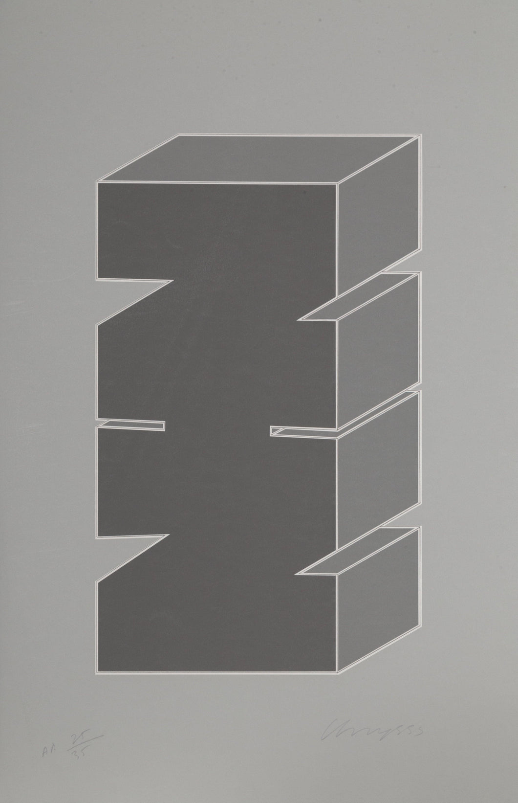 Times Square Fragment #5 Screenprint | Chryssa,{{product.type}}