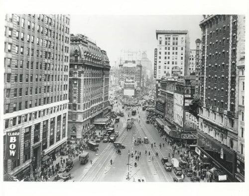 Times Square, New York City Black and White | Unknown Artist,{{product.type}}