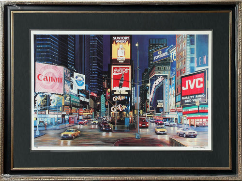 Times Square Night Screenprint | Ken Keeley,{{product.type}}