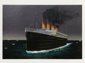 Titanic Lithograph | Roy Ahlgren,{{product.type}}