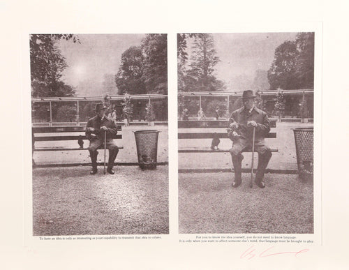 To Have an Idea is Only as Interesting... Etching | Les Levine,{{product.type}}