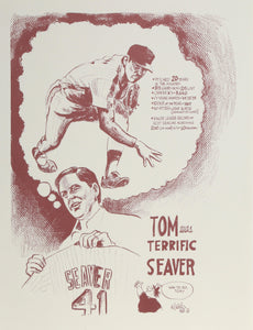 Tom Seaver from A Look Back portfolio Lithograph | Bill Gallo,{{product.type}}