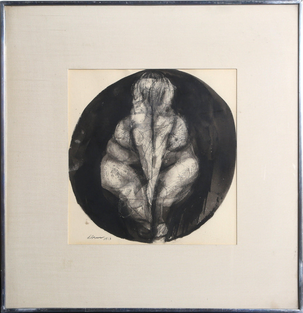 Tondo of Nude Figures Ink | Rico (Federico) Lebrun,{{product.type}}