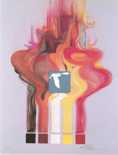 Torch of Peace - United Nations Lithograph | Robert Peak,{{product.type}}