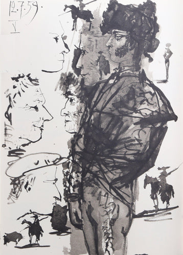 Toros y Toreros 16b Lithograph | Pablo Picasso,{{product.type}}