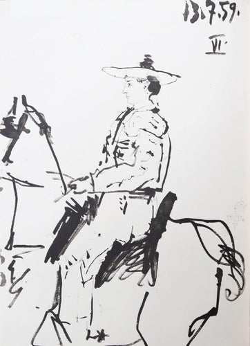 Toros y Toreros 21b Lithograph | Pablo Picasso,{{product.type}}