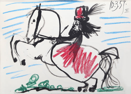 Toros y Toreros 35 Lithograph | Pablo Picasso,{{product.type}}