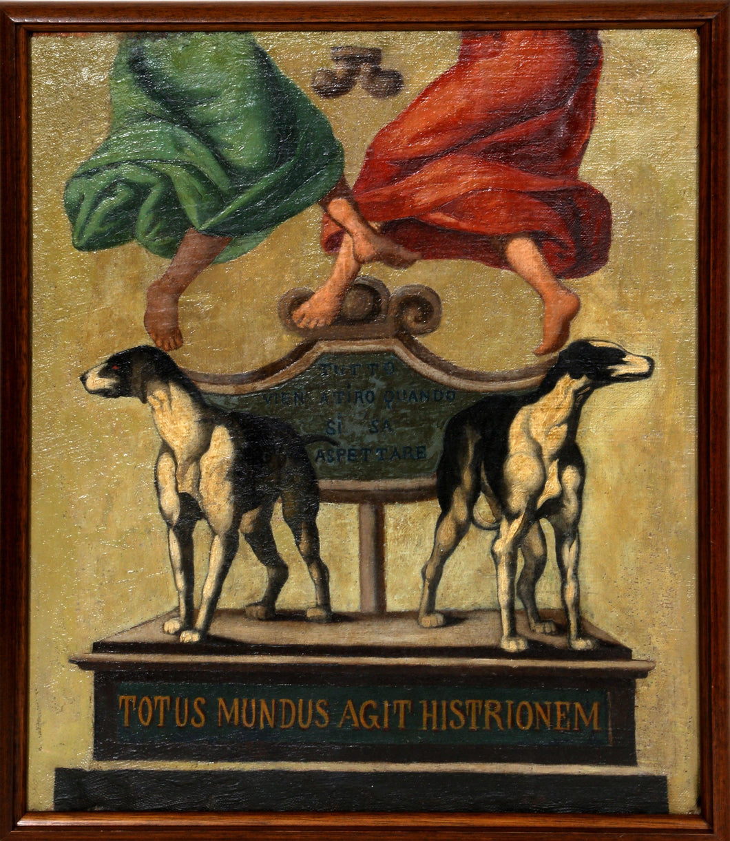 Totus Mundus Agit Histrionem (All the World's a Stage) Oil | Unknown Artist,{{product.type}}