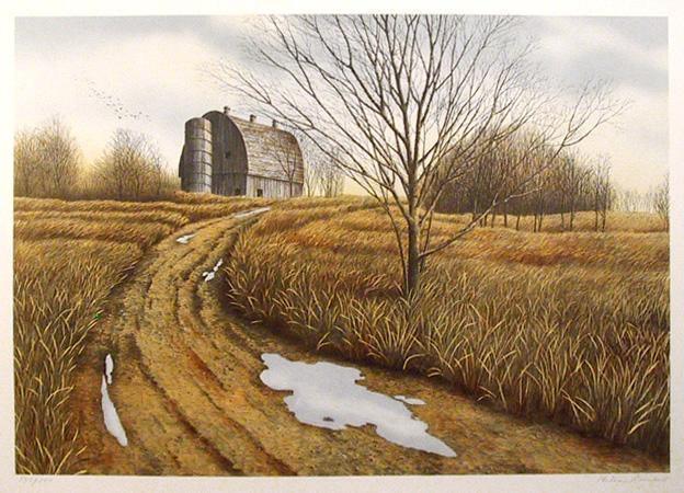 Touch of Snow Lithograph | Helen Rundell,{{product.type}}