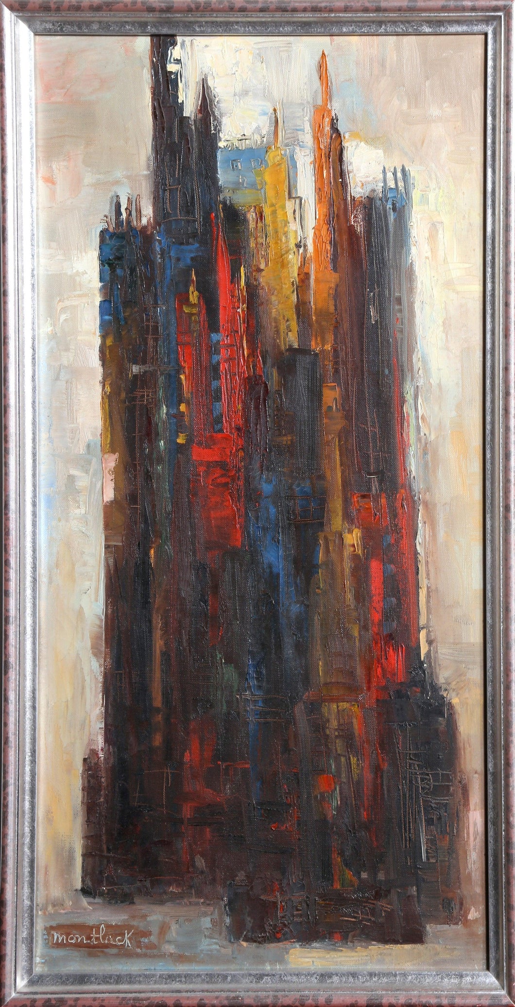 Towering City Oil | Edith Montlack,{{product.type}}